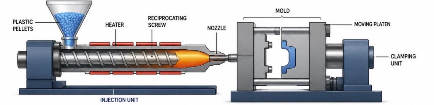 Injection molding process
